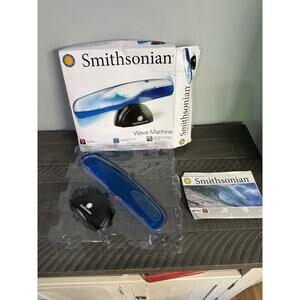 Blue Smithsonian Wave Machine Open Box Battery Operated Motorized Tank Machine